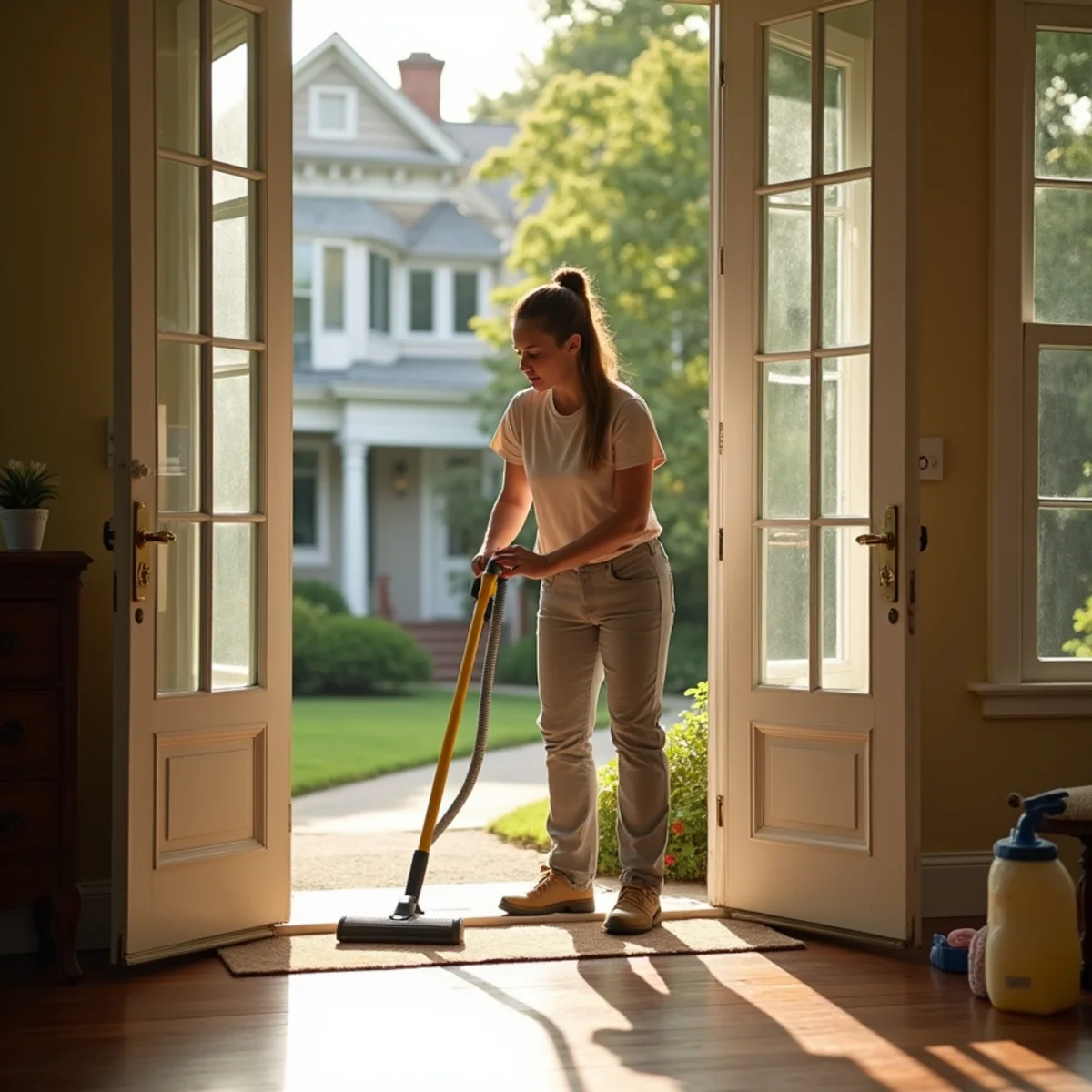 Historic Charles Town, WV home cleaned by Mother Earth Cleaning's eco-friendly team